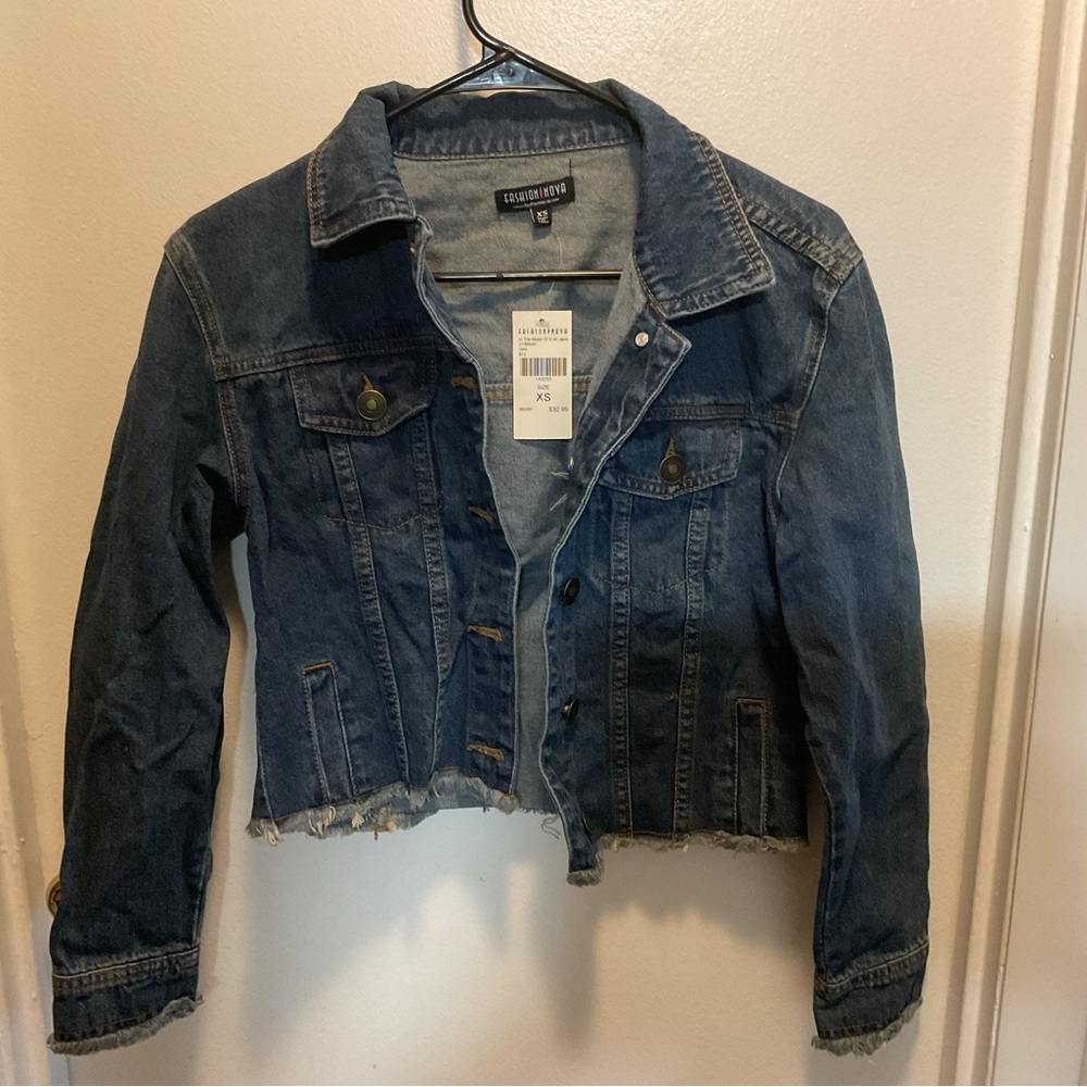 NWT Dark Wash Denim Jacket
